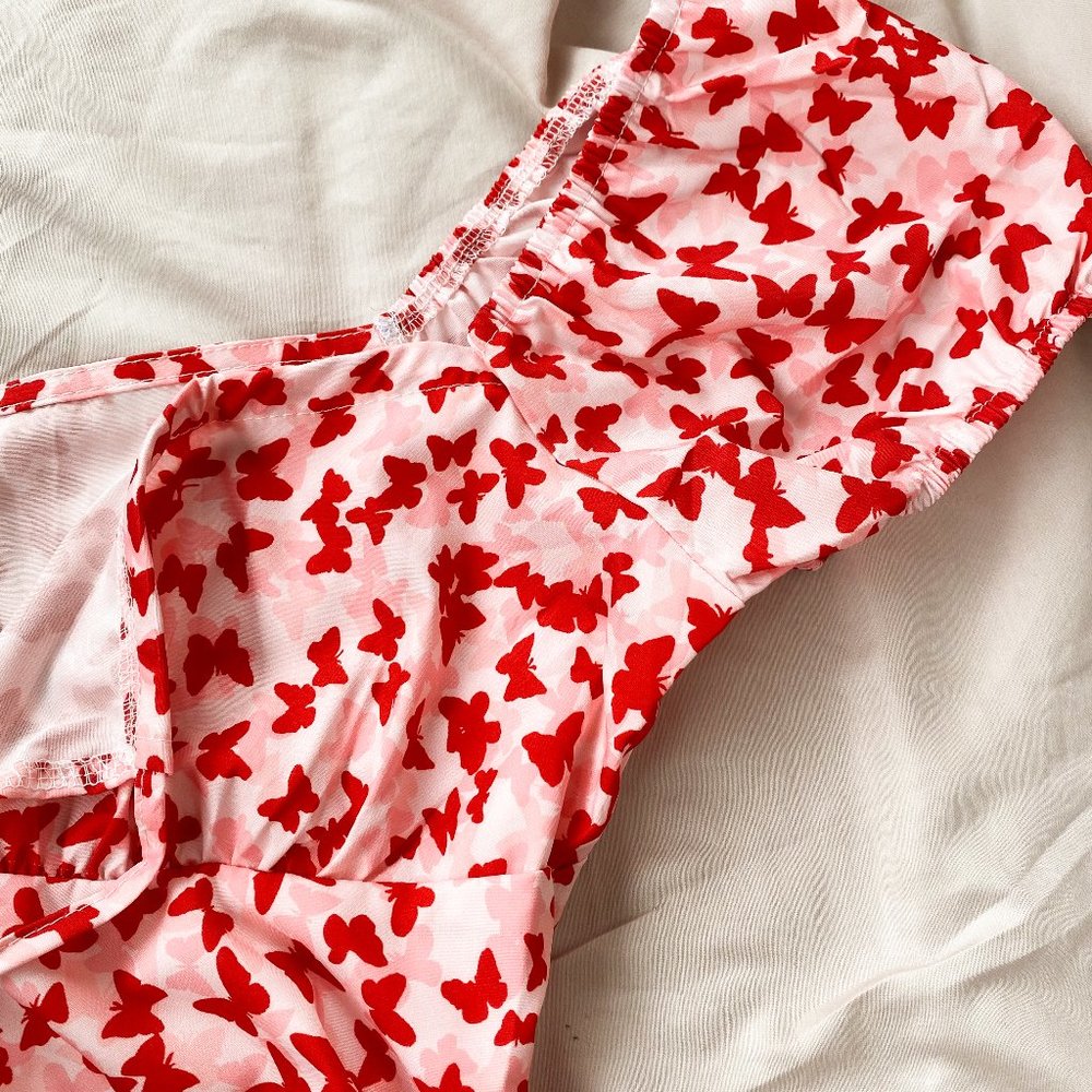 Bufferia Print A-line Dress